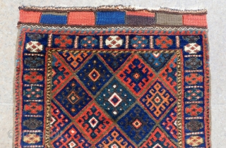 Antique Persian Jaf Bagface Size.60x58 Cm                           