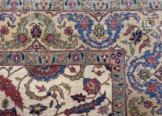 Antique Persian Petag Tabriz Rug Size. 290x190 Cm
                         