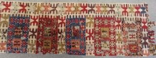 Second 19th C West Anatolian Kilim fragment Size.215x80 Cm                        