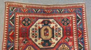 Antique Caucasian Lori Pambak Rug Circa 1870-80  Size.205x153 Cm                       