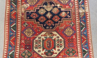 Antique Caucasian Lori Pambak Rug Circa 1870-80  Size.205x153 Cm                       