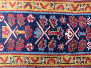 Antique Persian Nort West Runner Rug full condition All Colours Natural Circa 1880.90 Size.320x104 Cm	P                  