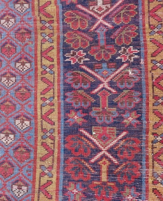 Antique Persian Nort West Runner Rug full condition All Colours Natural Circa 1880.90 Size.320x104 Cm	P                  