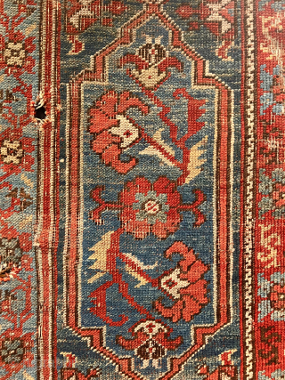 Second 18th Century West Anatolian Oushak border Size 210x58 Cm                       
