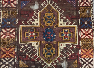 Mid 19th Century Central Anatolian Karaman Rug Size.290x112 Cm                        