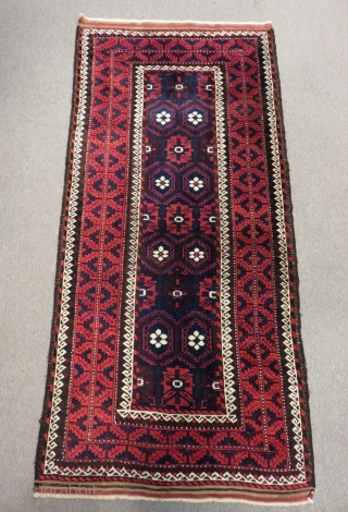 Antique Baluch Rug Size.183x92 Cm                            