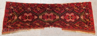 Antique Türkmen Ersari Torba Size.138x43 Cm                           