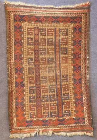 Antique Baluch Rug Size.105x75 Cm                            