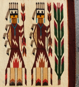 Small Navaho Kilim Size 56X50 Cm                           