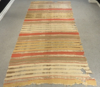 19th Century Kapatokya Striped Kilim Size.315x145cm                           