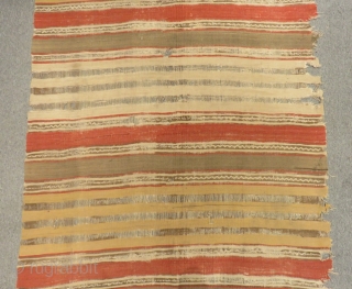 19th Century Kapatokya Striped Kilim Size.315x145cm                           