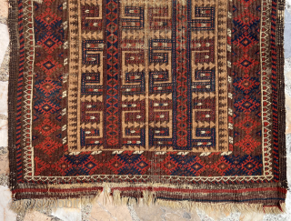 Antique Baluch Rug Size 110x75 Cm                           