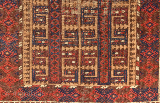 Antique Baluch Rug Size 110x75 Cm                           