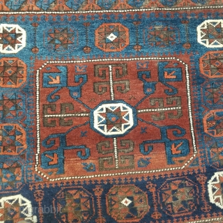 Antique Baluch Bagface two pieces Size.158x94.158x95cm                           