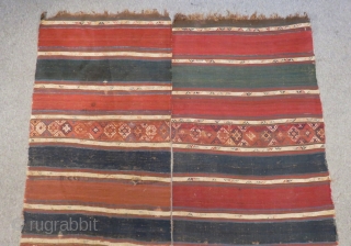 Early 19th East Anatolian Kilim Size.405x158cm                           