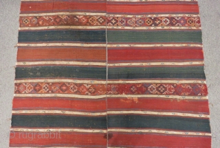 Early 19th East Anatolian Kilim Size.405x158cm                           