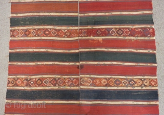 Early 19th East Anatolian Kilim Size.405x158cm                           