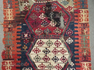 Mid 19th Century East Anatolian Malatya Kilim Size.160x110 Cm                        