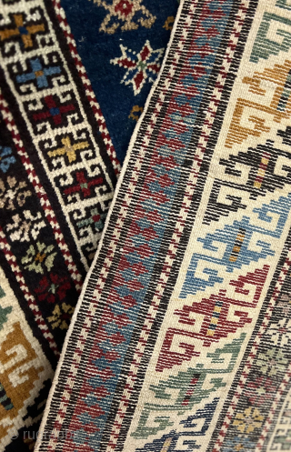 Antique Cacausian Shirvan Perepedir Prayer Rug Circa 1890.1900 Size 155x105 Cm                      