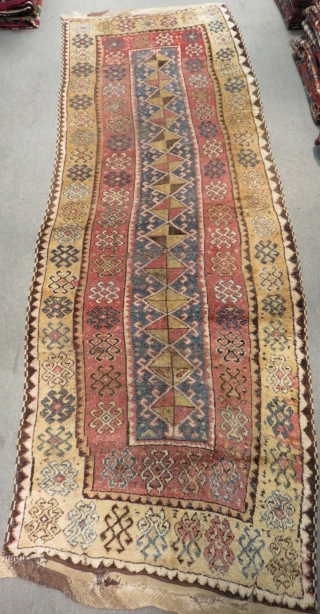 Early 19th Century East Anatolian Erzurum Rug Size.355x125cm                         