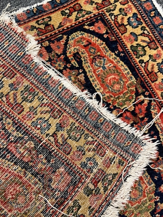 Antiqıe Persian Senneh  Size 108x48 Cm                          