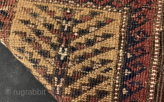 Antique Prayer Baluch Rug Size. 160x080 Cm                          