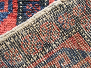 Bagface:  Baluchi? Afshar?  I don't know. Coarsely woven on cotton.  Good colors.  2'1"x1'9"                