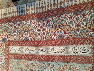 Beautiful Old Kalamkar Persian, end of 19th century, very good condition apart two small repare, size is 250/180 cms.              