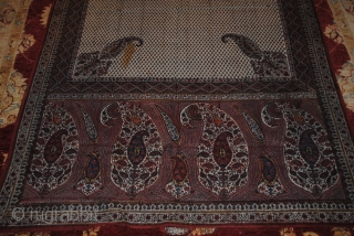 Beautiful Old Persian Kalamkar in very good condition, apart two small stains, very nice colors, the size is 220/125 cms.             