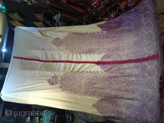 Rare 19th century embroidery from Morroco Rabat, very good condition, double sided, size is 270/200 cm

Exceptional piece                