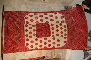 A Beautiful 19th century swat Valley Pulkari shawl, in great condition, the size is 210 cms by 100 cms, its a very fine quality piece, the condition is great, a very rare  ...