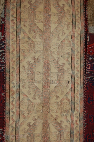 Beautiful old 19th century Turkmen tent band in beautiful condition, all good colours, the size is 13 meters, very fine piece, these are very rare to find now, it is a complet  ...