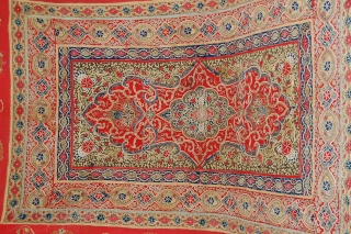 BEAUTIFUL 19th Century Rescht Embroidery Panl in very good condition, very fnie embroidery on felt, the condition is very good with beautiful colours.          