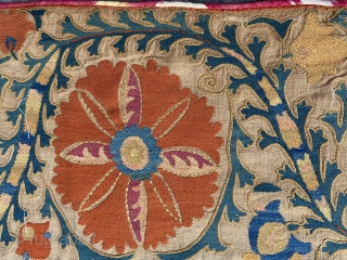 Rare 19th century Uzbek Suzani.                            