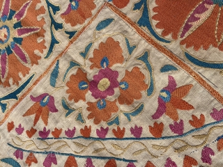 Rare 19th century Uzbek Suzani.                            