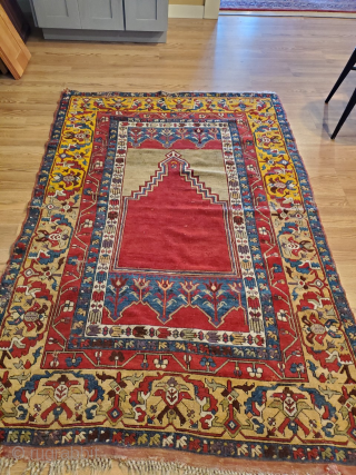   Now you can have an instant collection!  Ladik prayer  I can venture  19th cen.  Good weave  solid dyestuffs front to back. Ottoman inspired border ,  ...