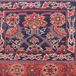 A beautiful Kurdish bag face, 24" x 19"  61cm. x 48cm., with excellent condition, wool and an array of lovely natural colors. Another example of the creativity of the Kurds in  ...