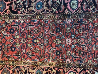 Very good condition antique Persian Kurd Bidjar, measures 3'-5" x 11'.                      