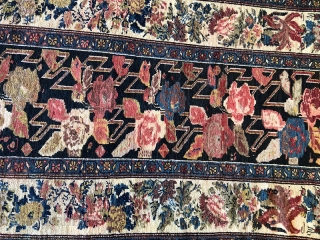 Very Attractive Luri Bakhtiari Hallway runner. Is in awesome condition for its age. Measures 3'-6" x 16'-10".                