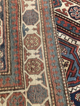 Gendje Kazak
100x265
1920 or even earlier
Almost full pile with a bit trace of age
See photos for condition