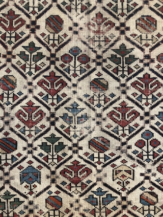 Marasali Shirvan Prayer Rug 1840-50
Ca. 147x110
Good condition with signs of age                      