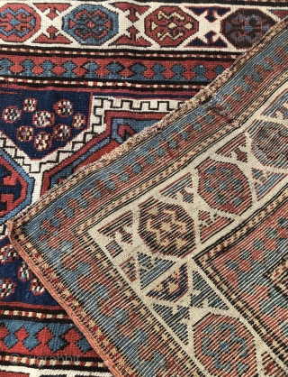 Gendje Kazak
100x265
1920 or even earlier
Almost full pile with a bit trace of age
See photos for condition