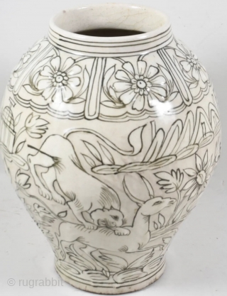 Qajar era vase Persian 1900 or earlier 
29cm                         