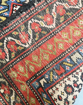 caucasian bag face possibly Shirvan area unorthodox but very bold juxtaposition of colors on a piece with 60x70 measurement good condition 
100€ plus shipping
Contact: slip_knot_982@yahoo.com or WhatsApp +49 1523 4681016   