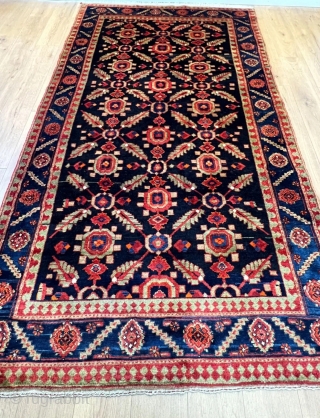 Antique Kurdish Hamadan great design 160x305                           