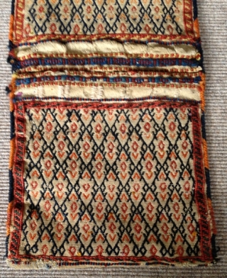 Antique Gashgai Chanteh flatweave
Size: 40x22cm                            