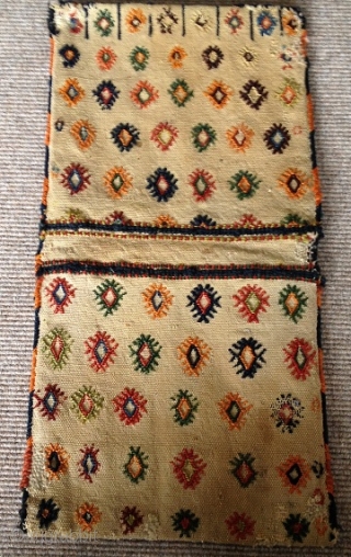 Antique Gashgai Chanteh flatweave
Size: 40x22cm                            