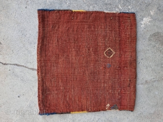 Unique shahsavan reverse sumac tubreh , size 40*40 cm, excellent condition                      