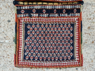 Qashqai khorjin of big kashkuli, 
Early 19th century
Size is 90*47 cm 
Por                     