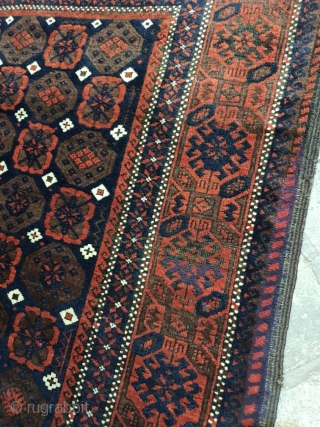 Antique baluch (Jan beigi) rug
In excellent condition  , circa 1920
Colors are vivid, edges are goat hair
Endings are originally  mended            